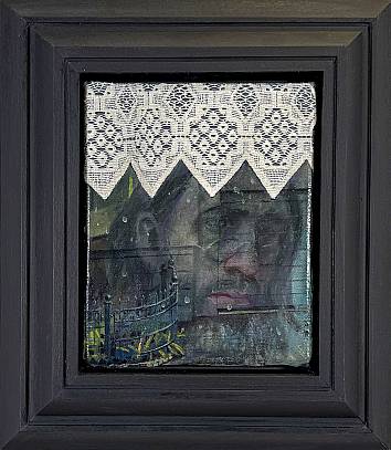 Atelierfenster  Öl auf Leinwand 