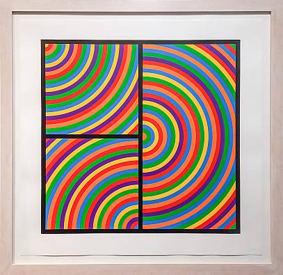 Color Band  Linolschnitt 